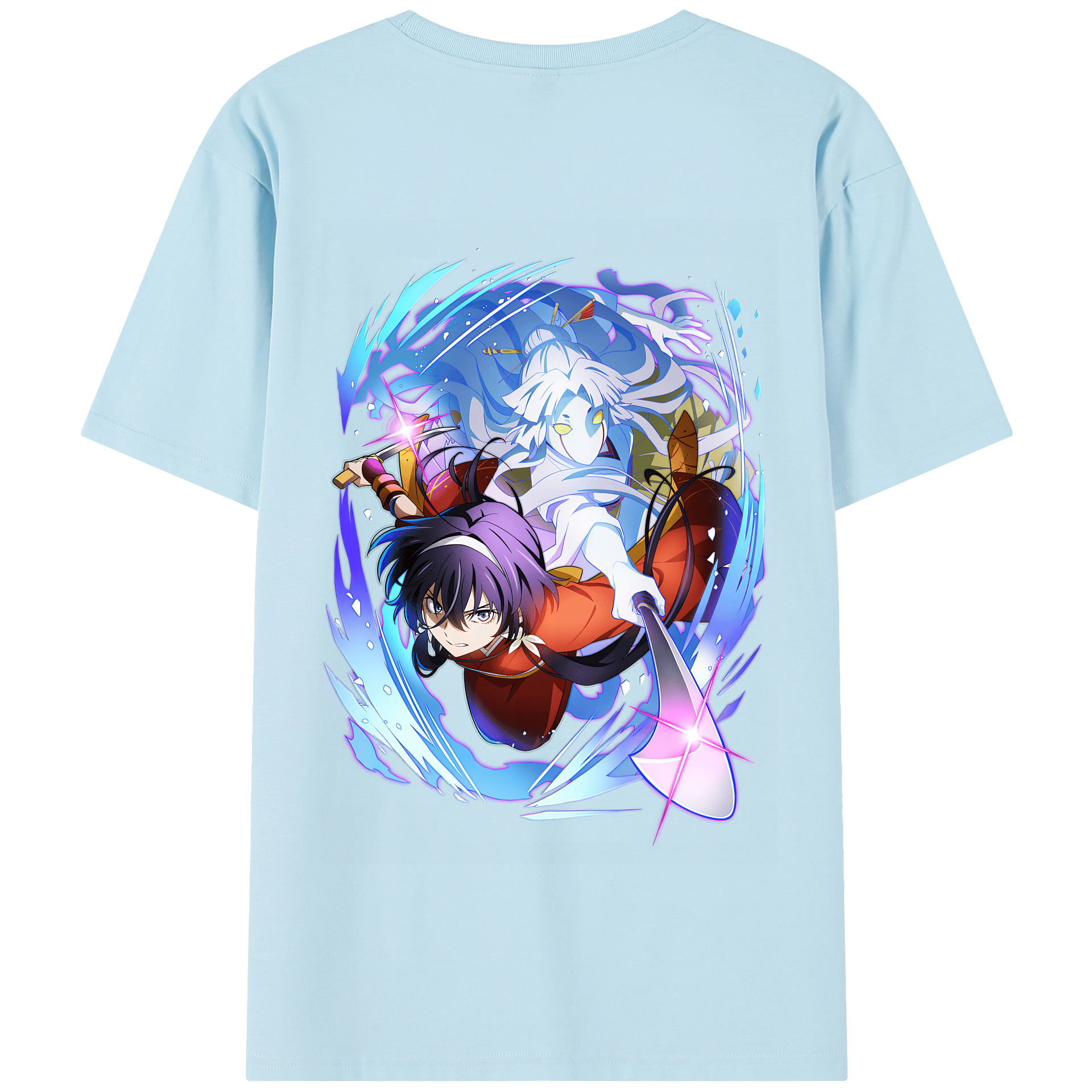 （画像用） 文豪ストレイドッグス Bungo Stray Dogs 綿100％半袖Tシャツ（背面プリント）